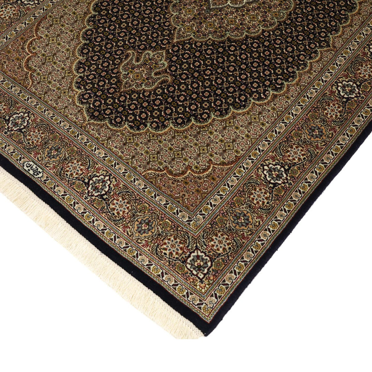 Persisk tæppe - Tabriz - Royal - 150 x 99 cm - mørk beige