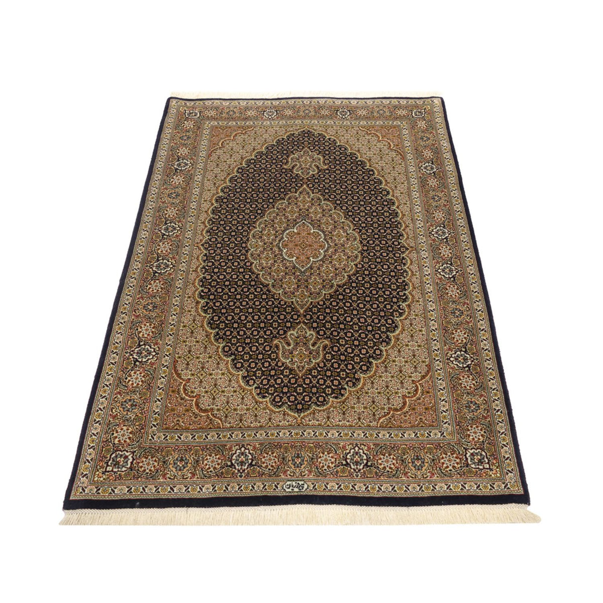 Persisk tæppe - Tabriz - Royal - 150 x 99 cm - mørk beige