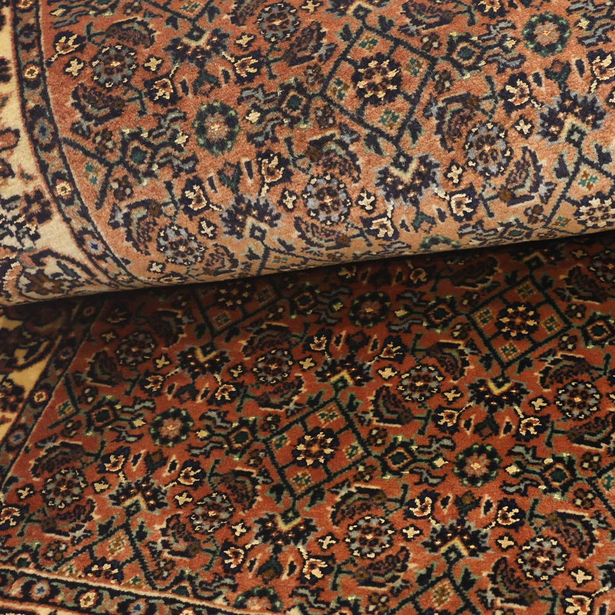 Persisk tæppe - Bijar - 137 x 72 cm - sand