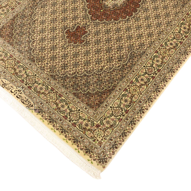 Persisk tæppe - Tabriz - Royal - 152 x 103 cm - olivengrøn