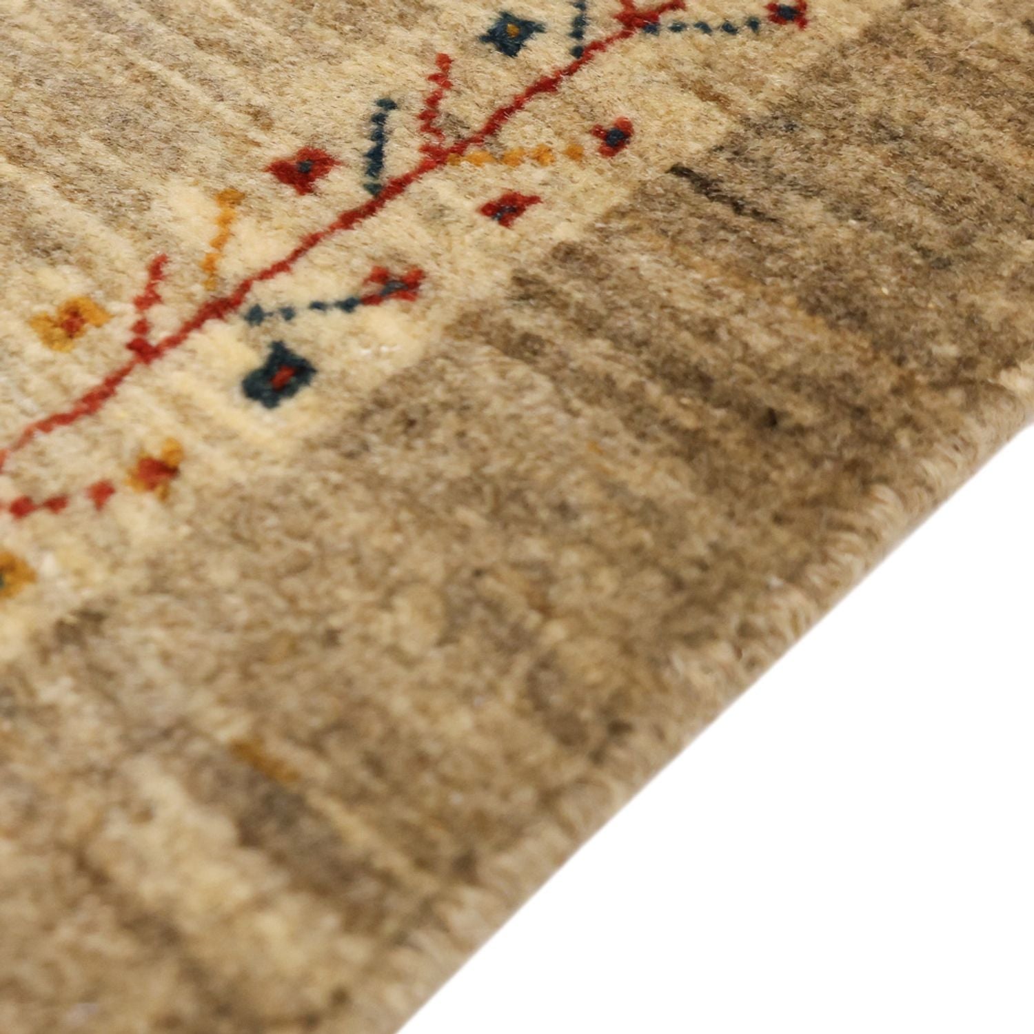 Gabbeh-tæppe - Kashkuli Persisk - 125 x 82 cm - beige