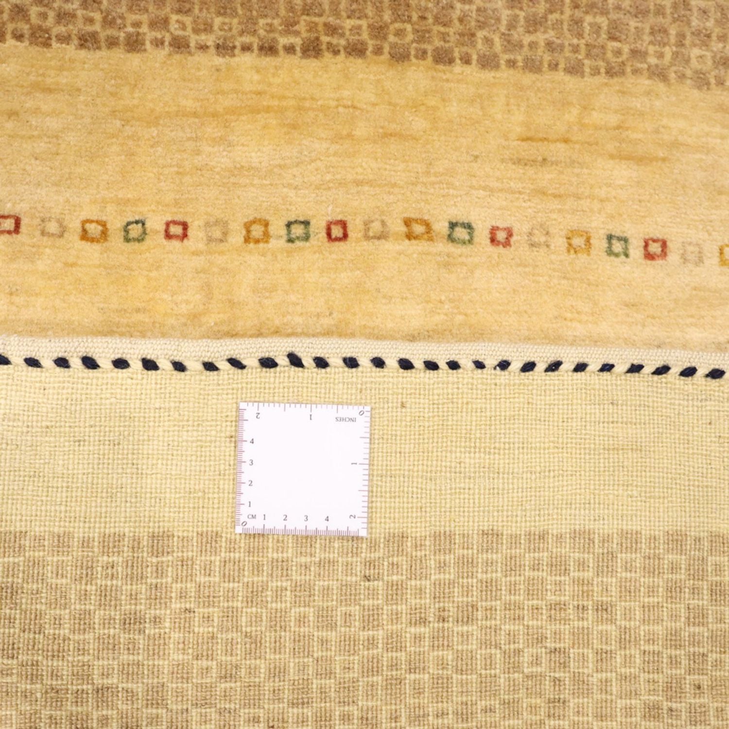 Gabbeh-tæppe - Kashkuli Persisk - 182 x 126 cm - beige