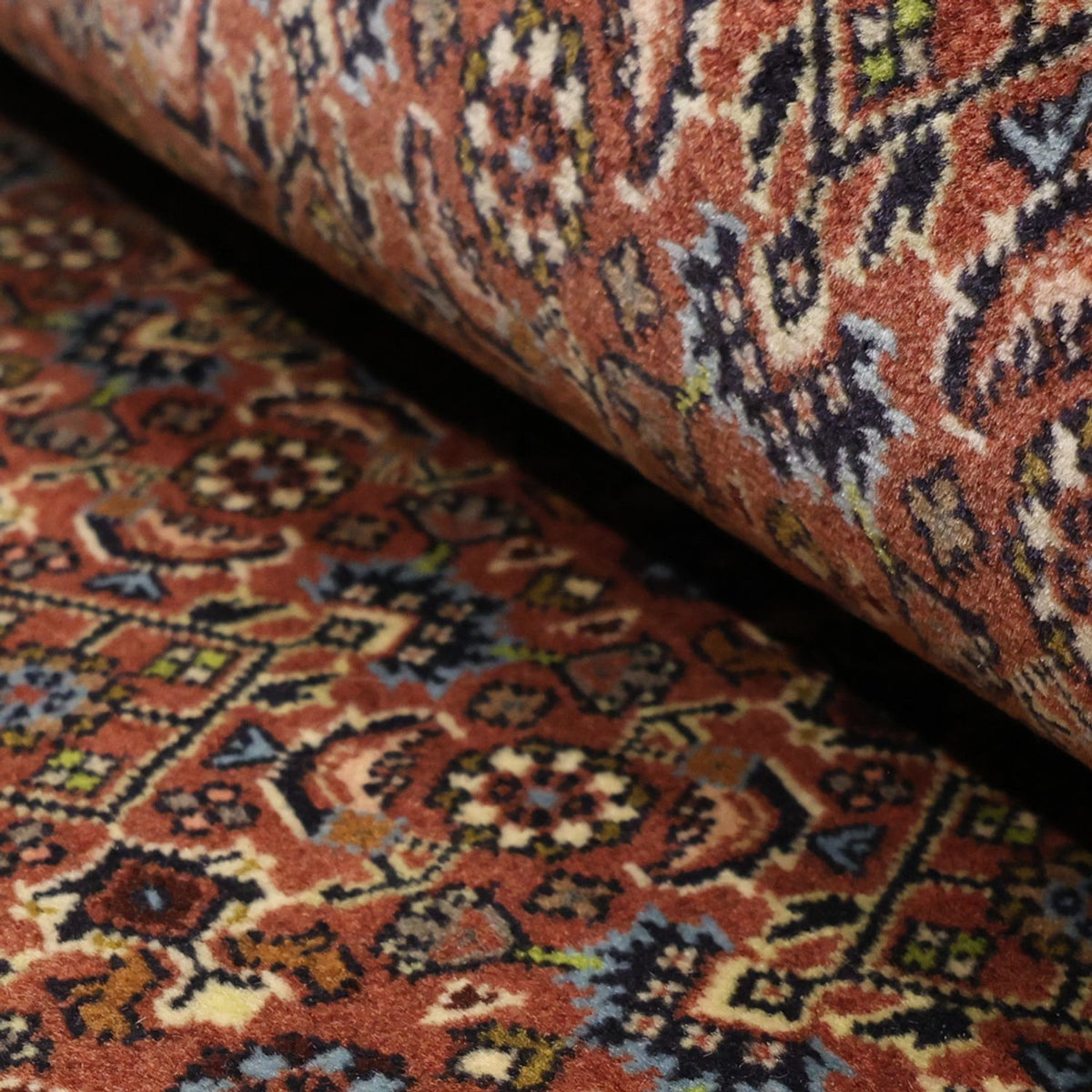 Løber Persisk tæppe - Bijar - 293 x 88 cm - terrakotta