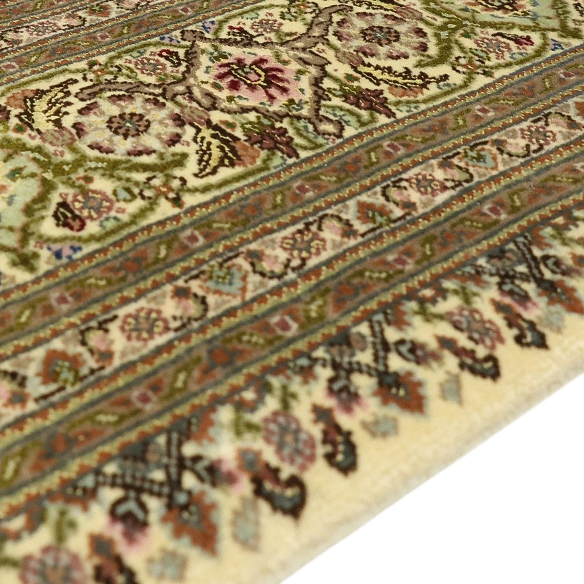 Persisk tæppe - Tabriz - Royal - Royal - 207 x 152 cm - mørk beige
