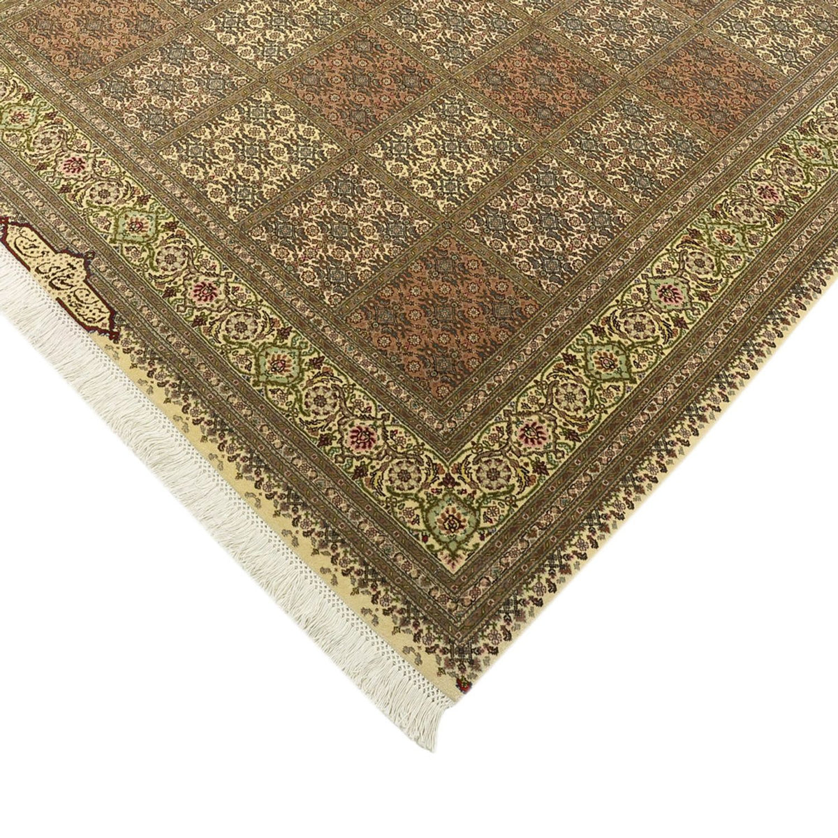 Persisk tæppe - Tabriz - Royal - Royal - 207 x 152 cm - mørk beige