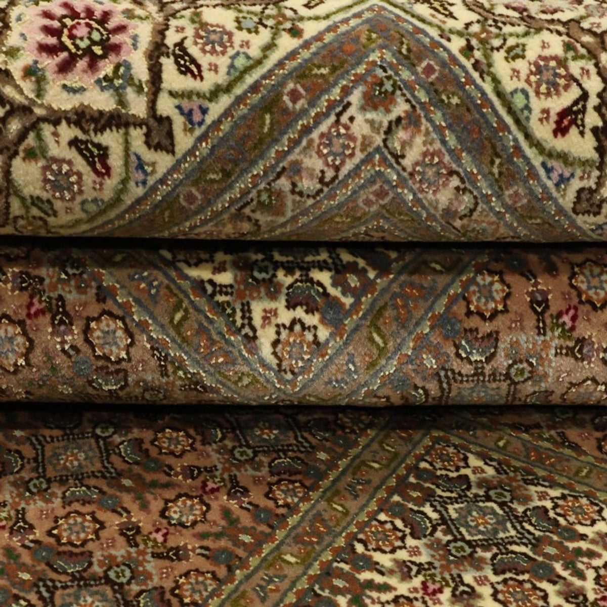 Persisk tæppe - Tabriz - Royal - Royal - 207 x 152 cm - mørk beige