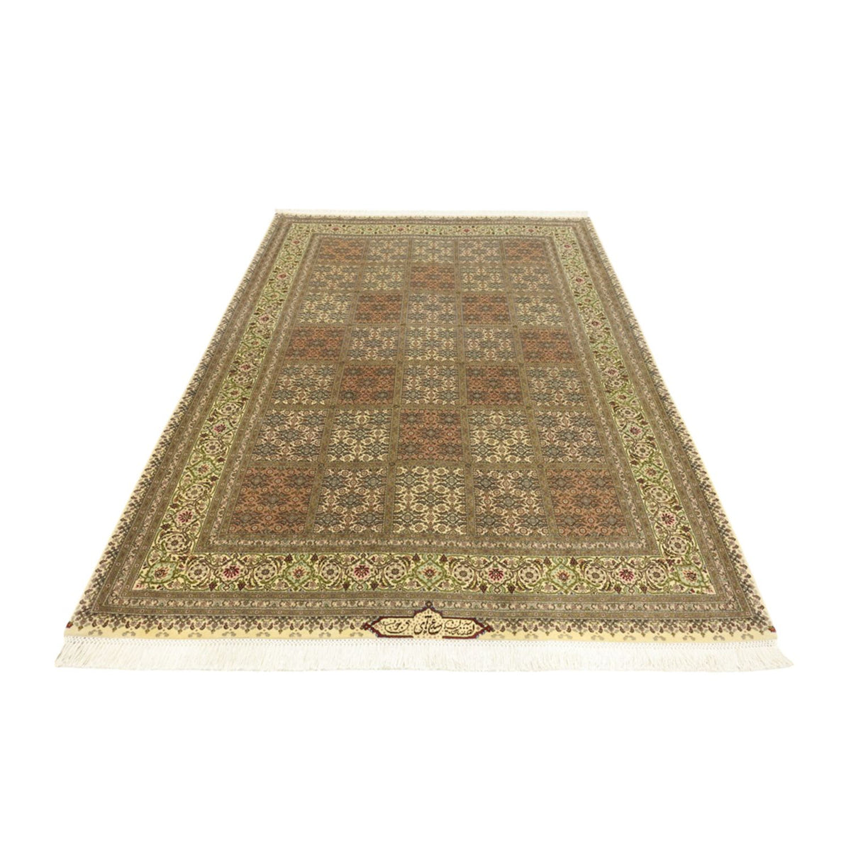 Persisk tæppe - Tabriz - Royal - Royal - 207 x 152 cm - mørk beige