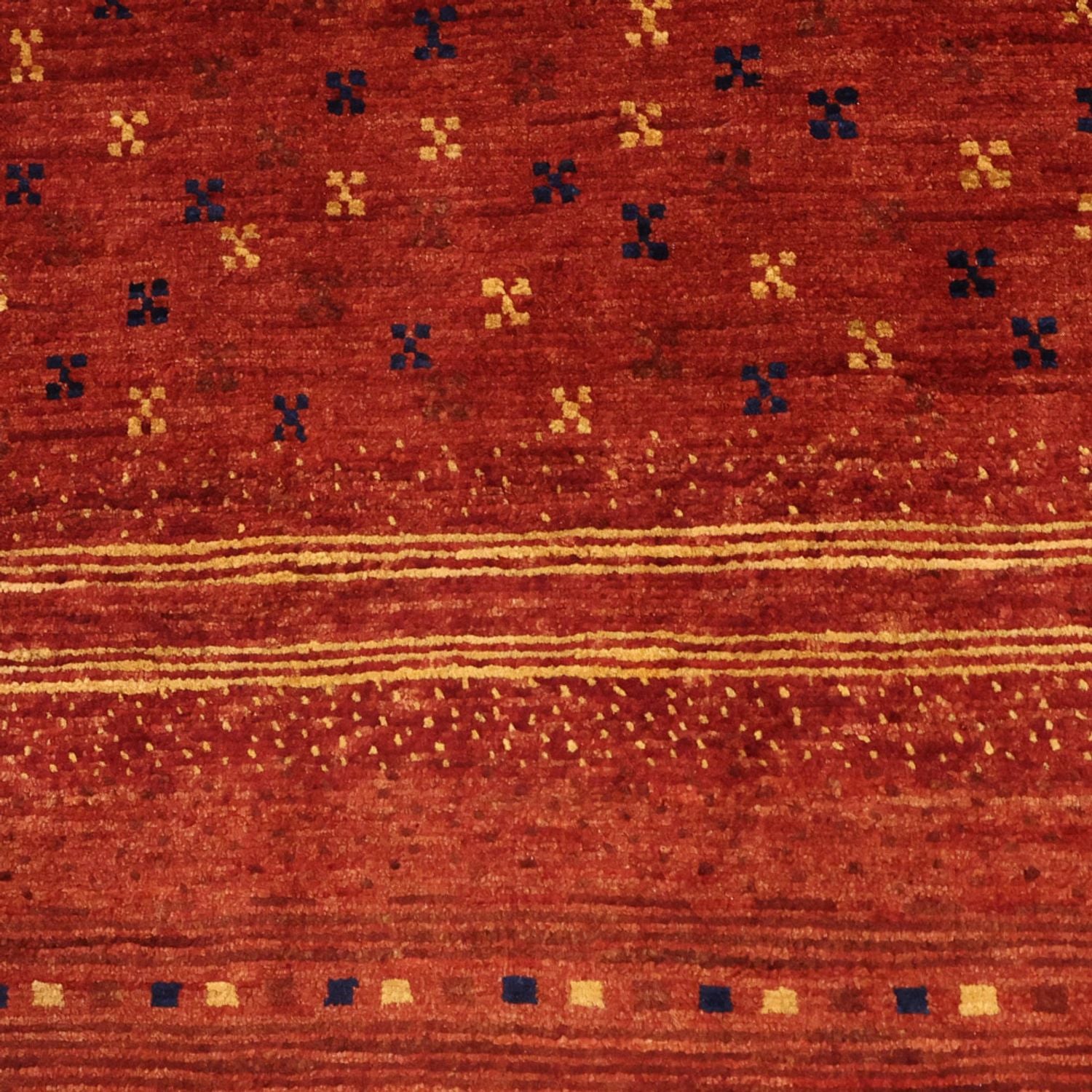 Gabbeh-tæppe - Kashkuli Persisk - 126 x 96 cm - flerfarvet