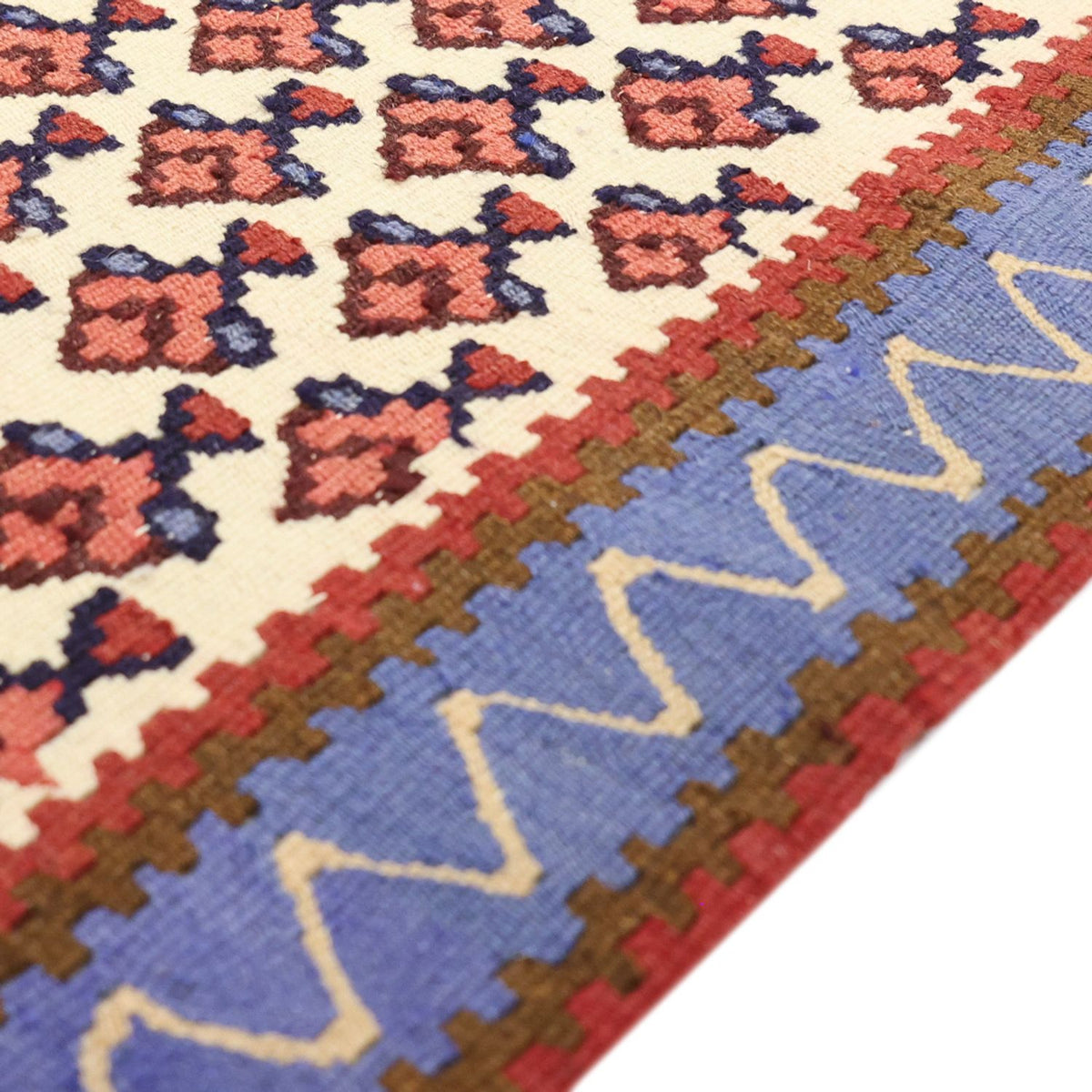 Løber Kelim-tæppe - orientalsk - 290 x 88 cm - flerfarvet