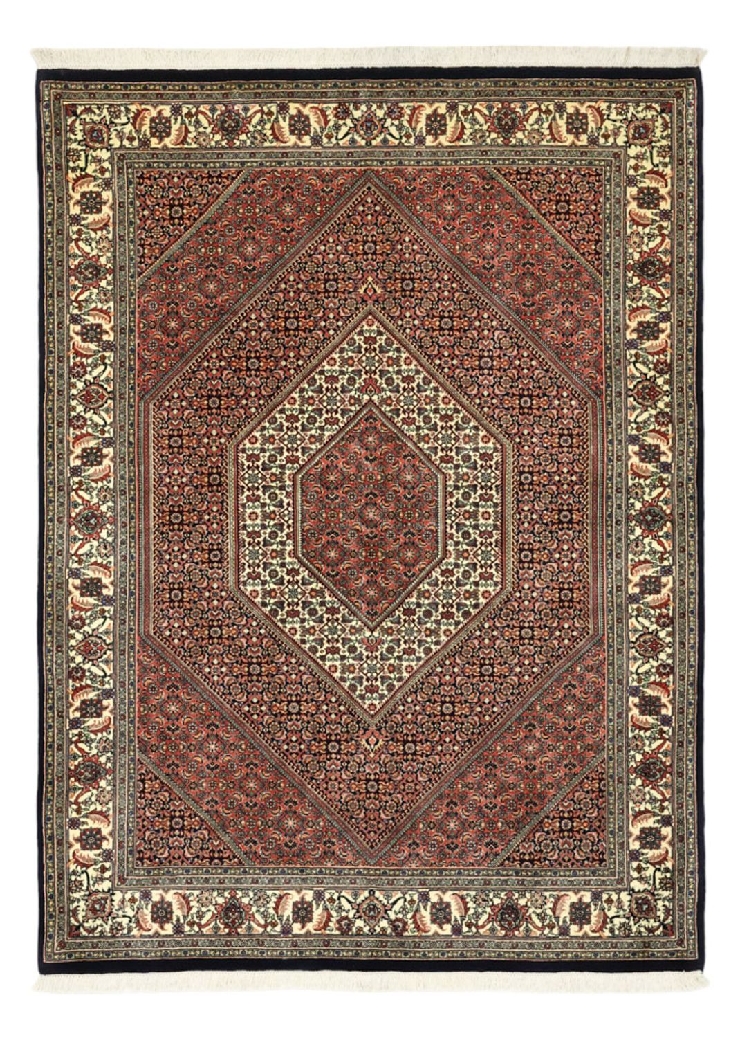 Persisk tæppe - Bijar - Royal - 203 x 151 cm - mørk beige