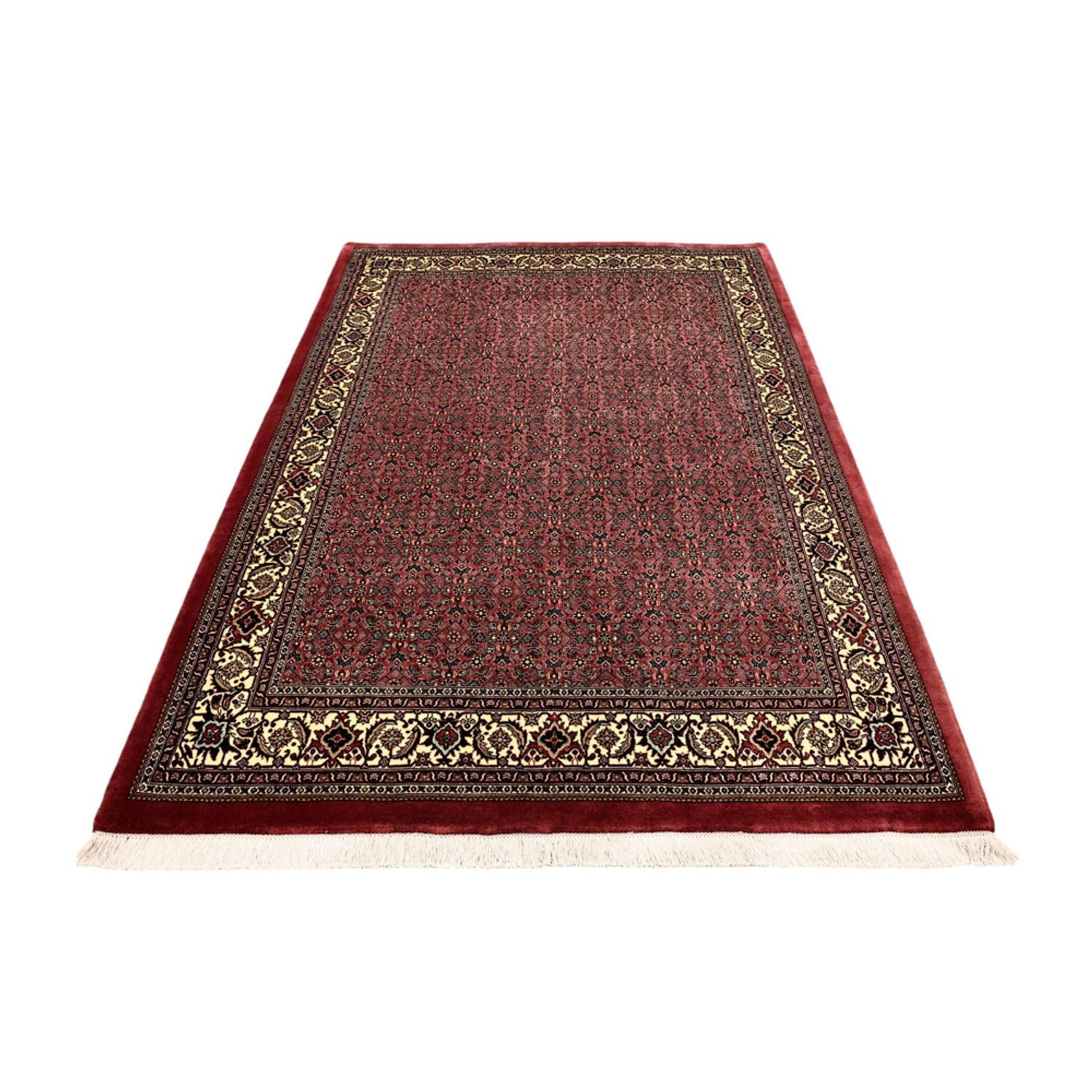 Persisk tæppe - Bijar - Royal - 204 x 152 cm - mørk beige