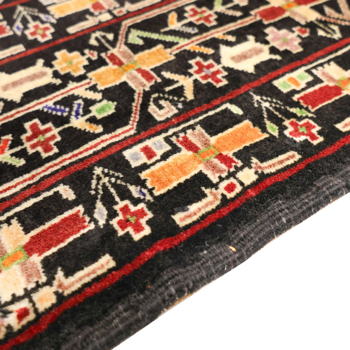 Baluch-tæppe - 153 x 104 cm - mørk beige