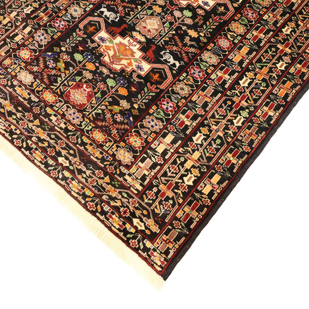 Baluch-tæppe - 153 x 104 cm - mørk beige