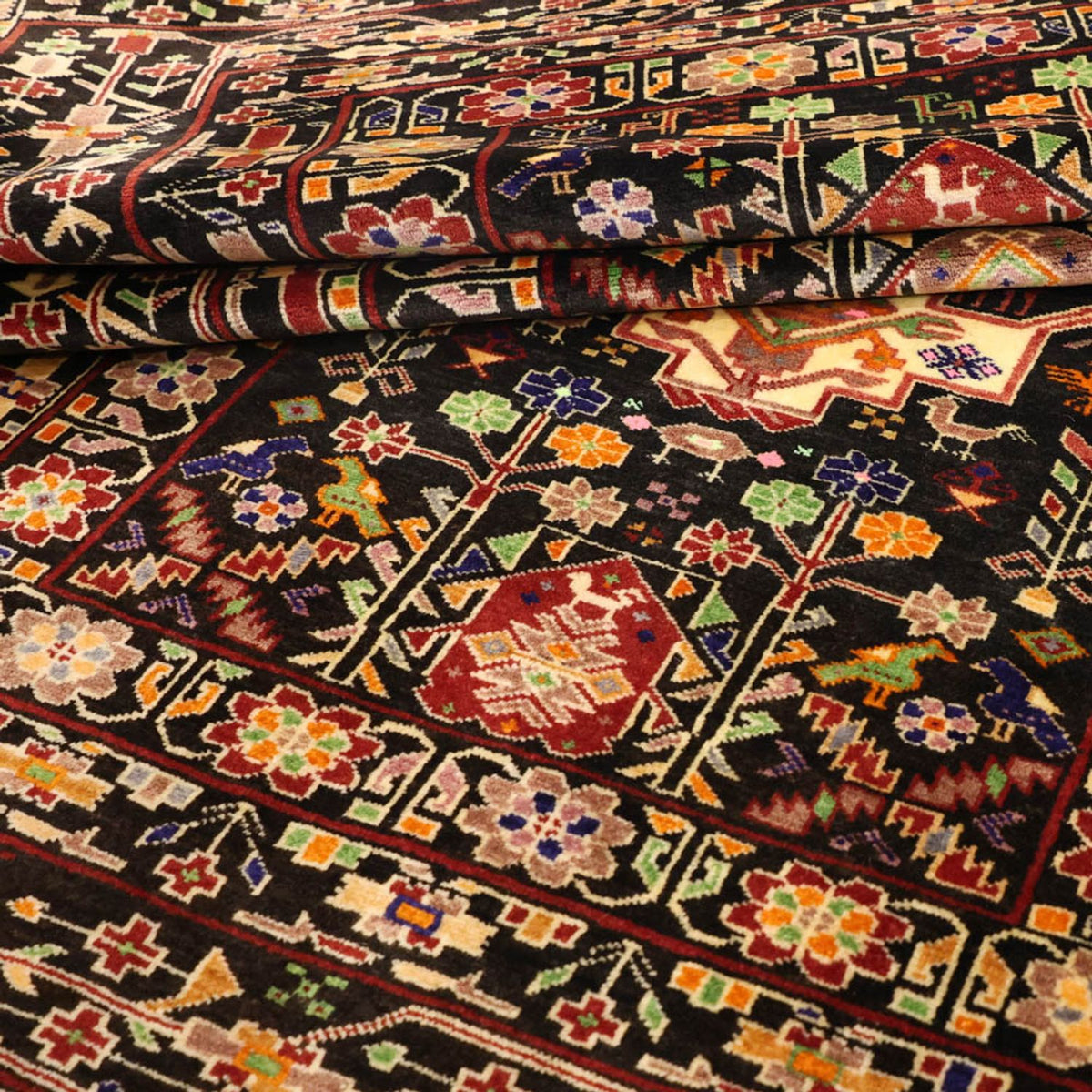 Baluch-tæppe - 153 x 104 cm - mørk beige