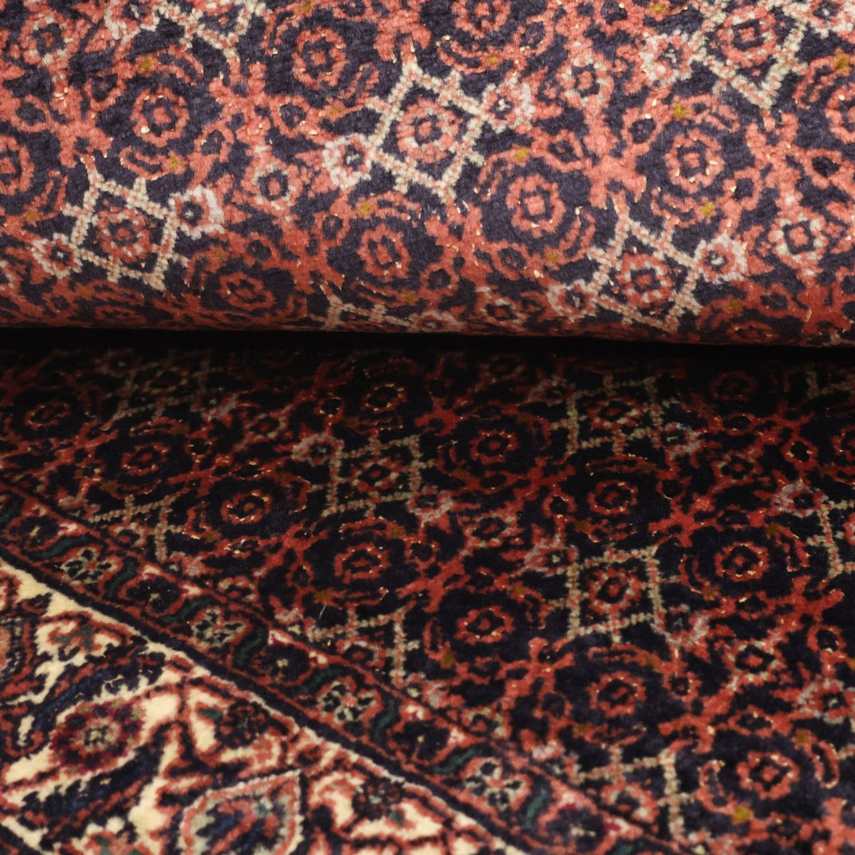 Persisk tæppe - Bijar - 143 x 85 cm - rust