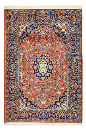 Persisk tæppe - Keshan - 160 x 112 cm - lysrød