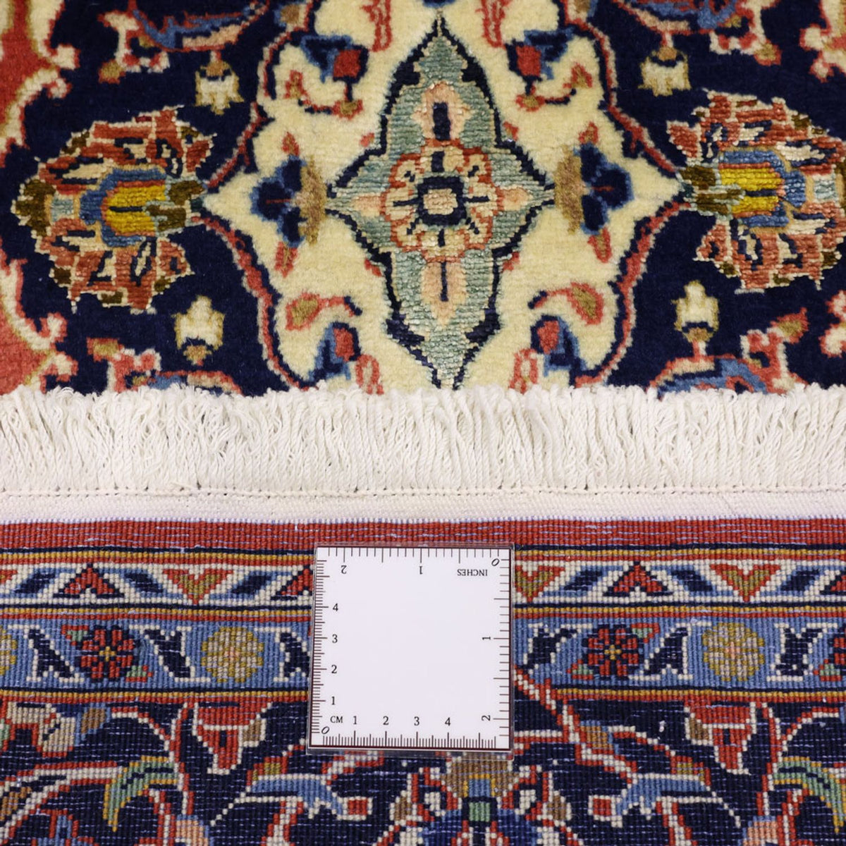 Persisk tæppe - Keshan - 160 x 112 cm - lysrød