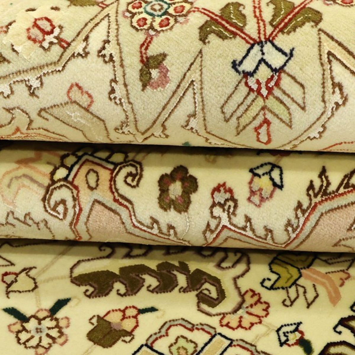 Persisk tæppe - Tabriz - Royal - 203 x 147 cm - beige