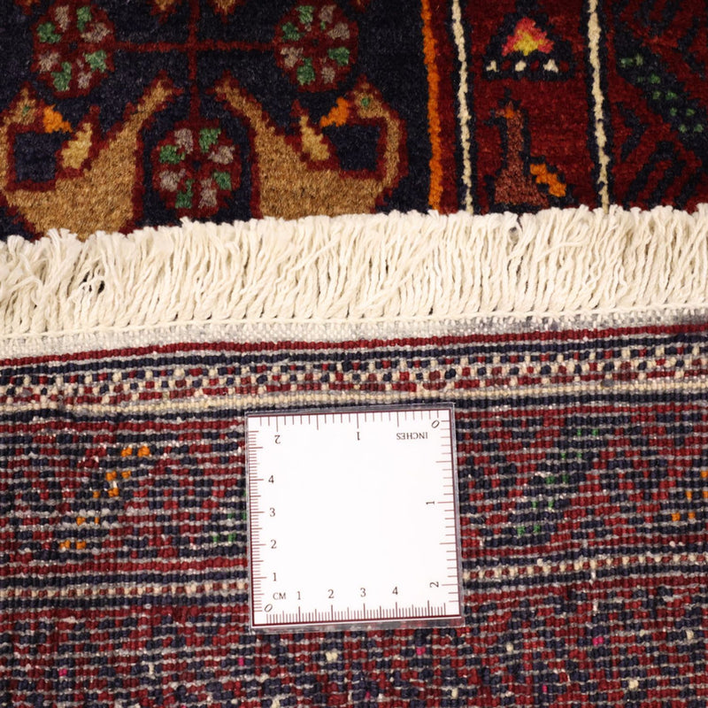 Baluch-tæppe - 210 x 115 cm - mørkerød