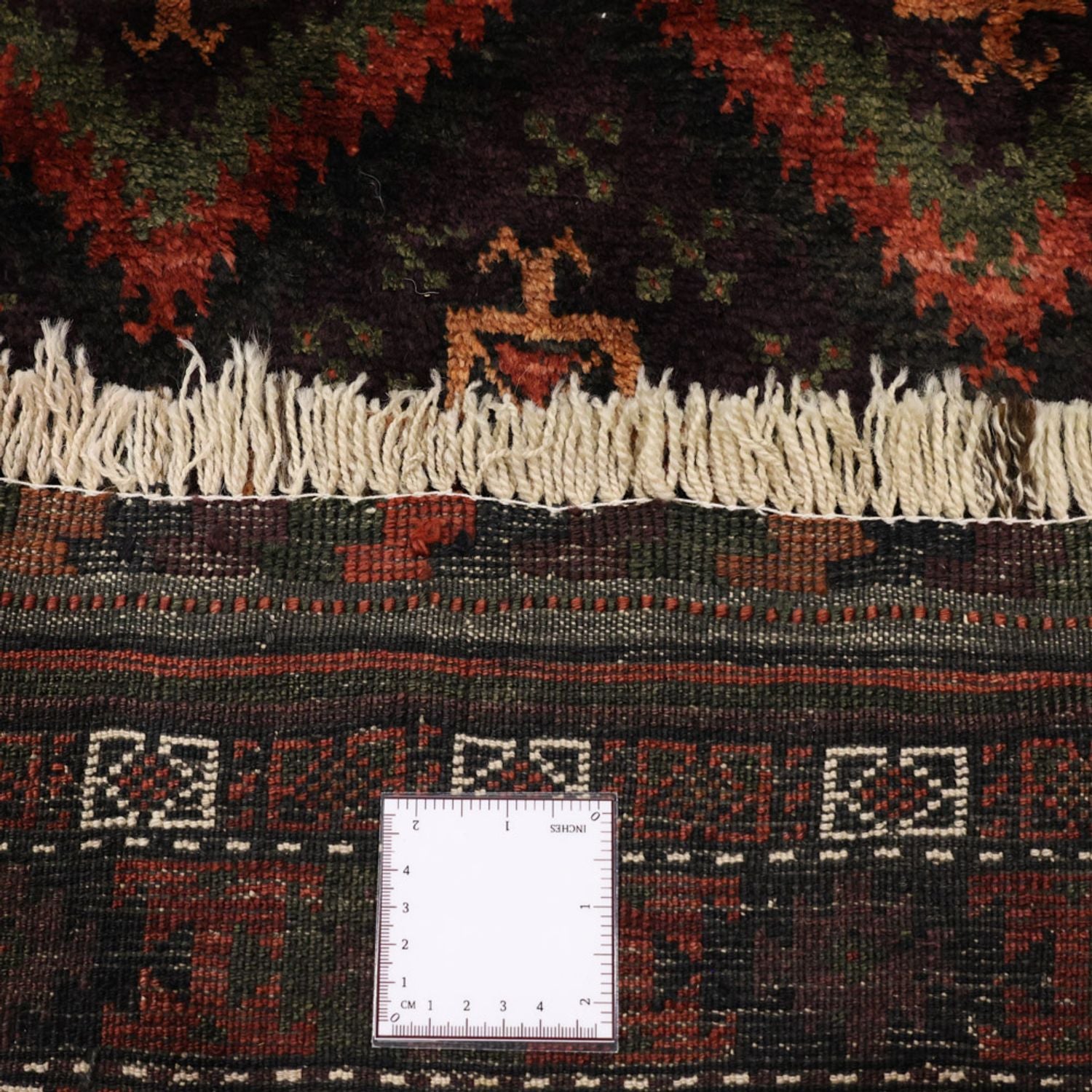 Løber Baluch-tæppe - 294 x 141 cm - mørk beige