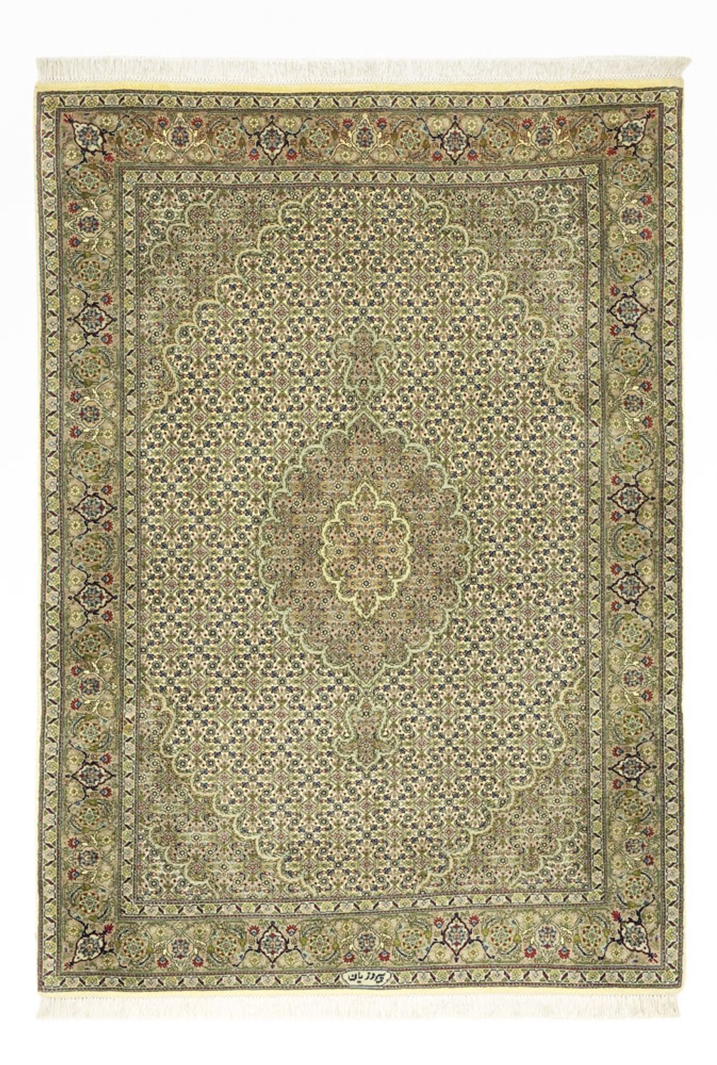 Persisk tæppe - Tabriz - Royal - 148 x 105 cm - sand