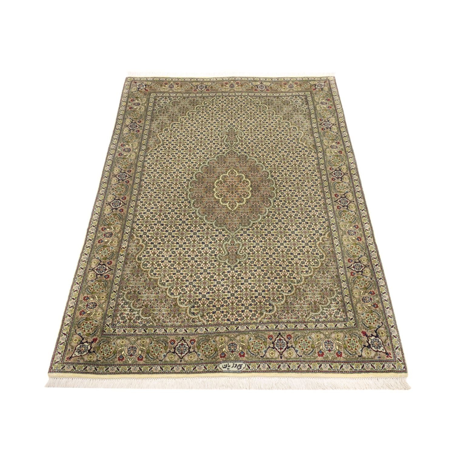 Persisk tæppe - Tabriz - Royal - 148 x 105 cm - sand