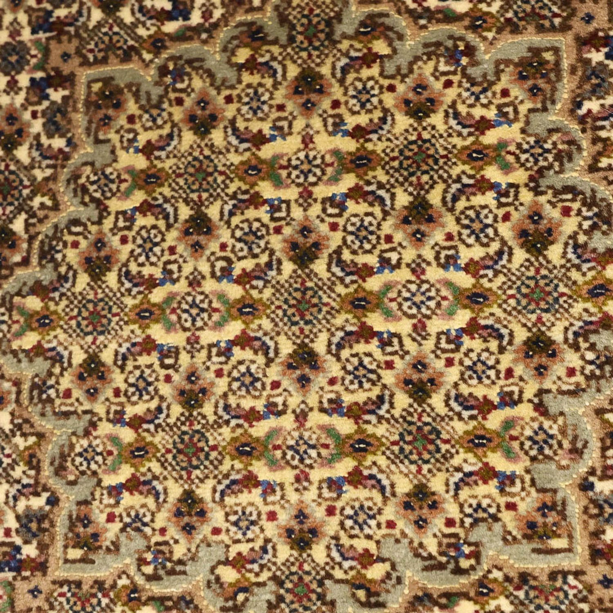 Persisk tæppe - Tabriz - Royal - 92 x 60 cm - olivengrøn