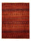 Gabbeh-tæppe - Kashkuli Persisk - 103 x 79 cm - mørkerød