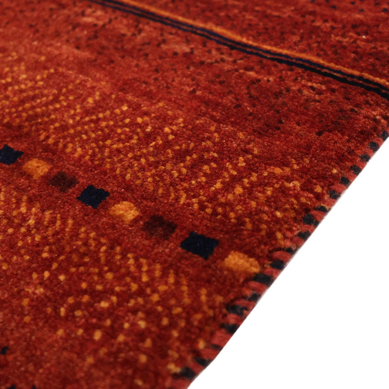 Gabbeh-tæppe - Kashkuli Persisk - 103 x 79 cm - mørkerød