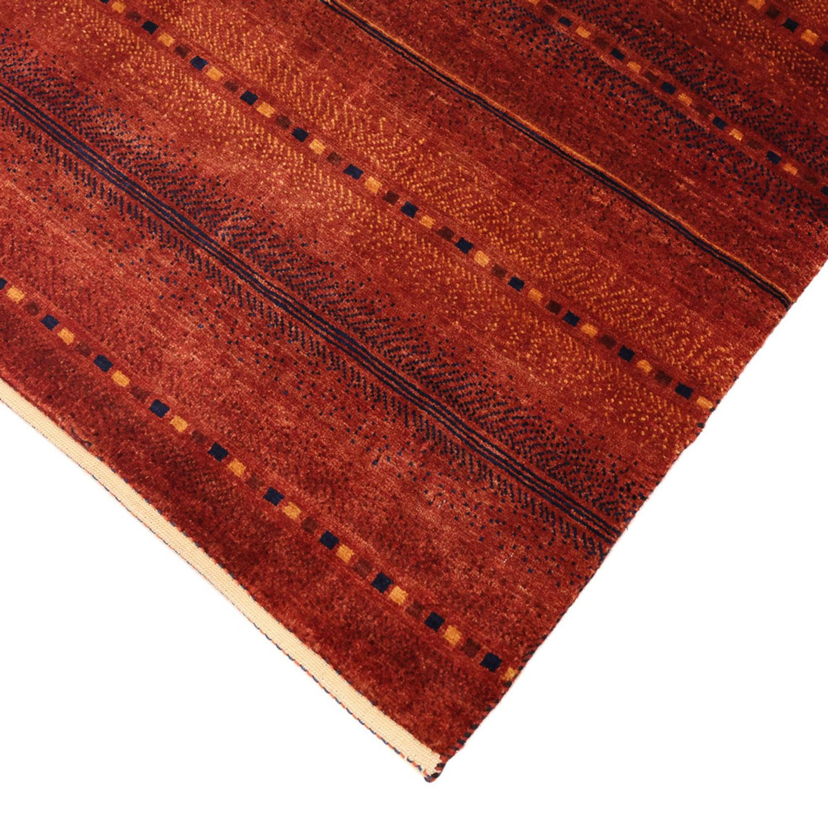 Gabbeh-tæppe - Kashkuli Persisk - 103 x 79 cm - mørkerød