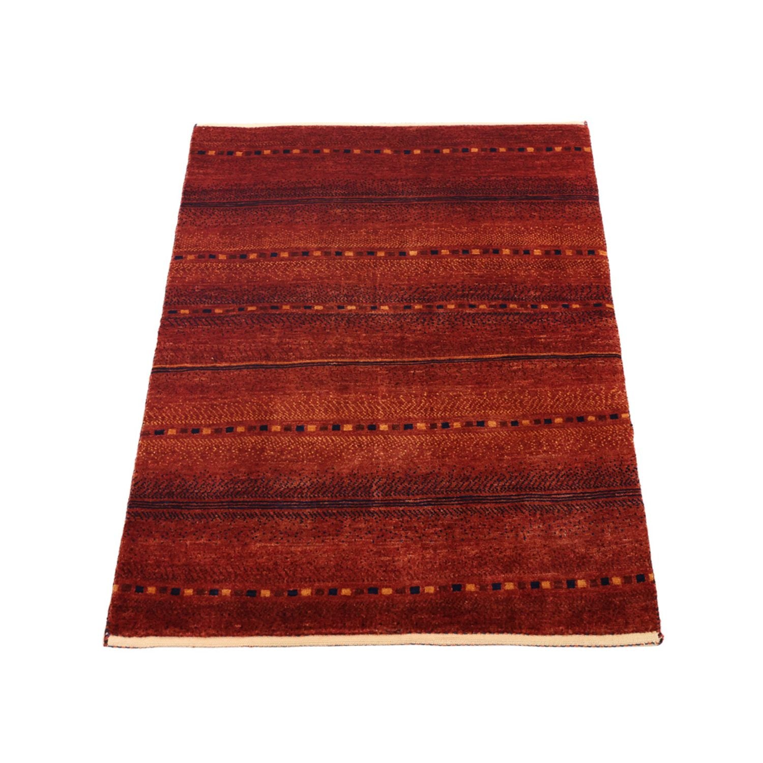 Gabbeh-tæppe - Kashkuli Persisk - 103 x 79 cm - mørkerød