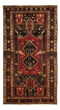 Persisk tæppe - Nomadisk - 285 x 150 cm - mørkerød