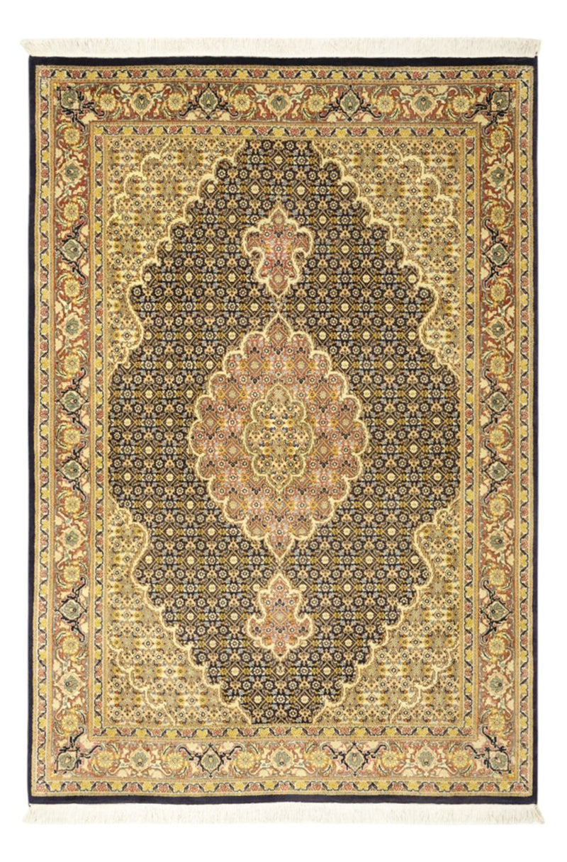 Persisk tæppe - Tabriz - Royal - 148 x 100 cm - mørkeblå