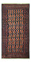 Løber Baluch-tæppe - 194 x 100 cm - mørkerød