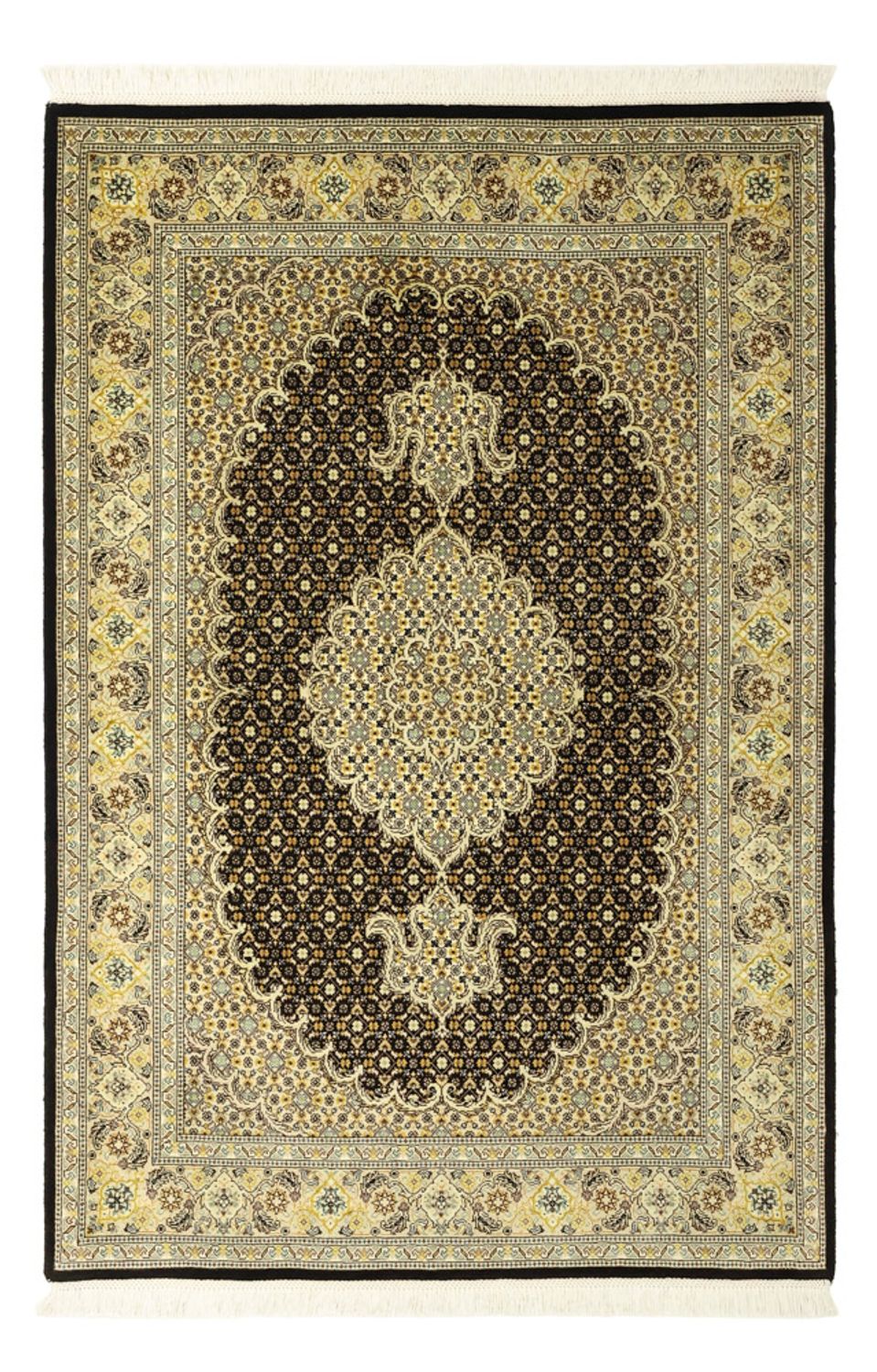 Persisk tæppe - Tabriz - Royal - 148 x 100 cm - olivengrøn