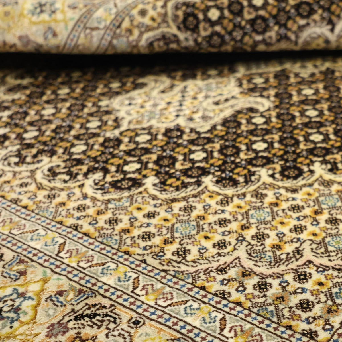 Persisk tæppe - Tabriz - Royal - 148 x 100 cm - olivengrøn