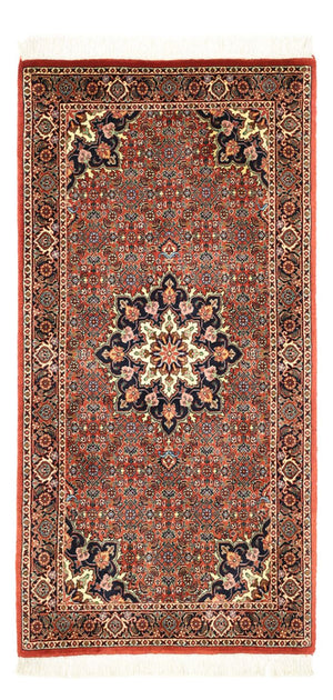 Persisk tæppe - Bijar - 137 x 69 cm - rust