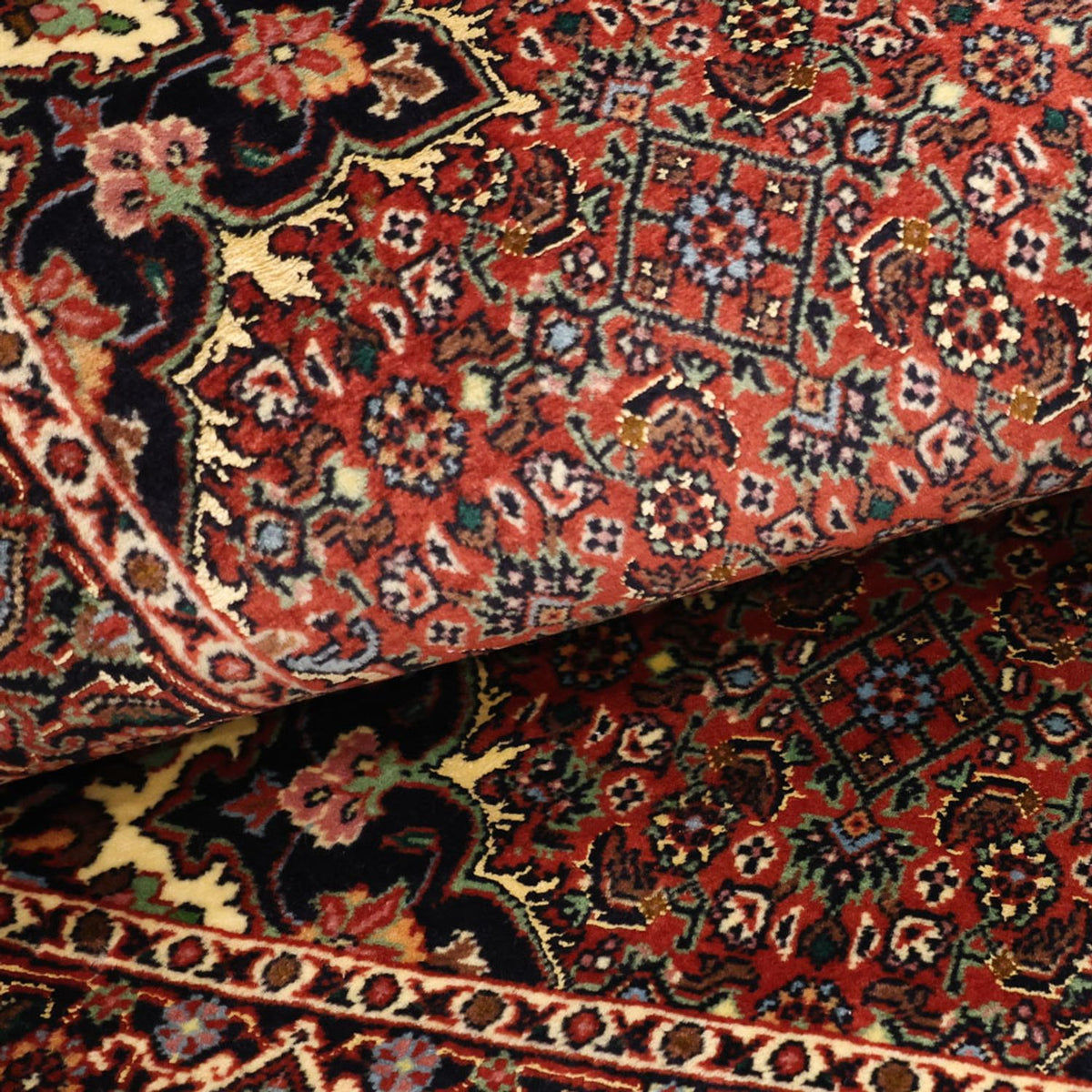 Persisk tæppe - Bijar - 137 x 69 cm - rust