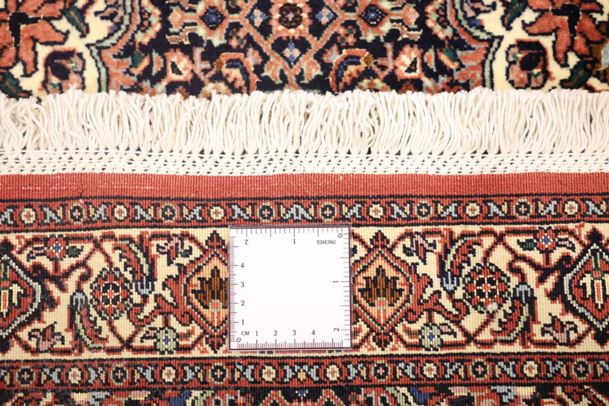 Persisk tæppe - Bijar - Royal - 149 x 69 cm - mørkerød