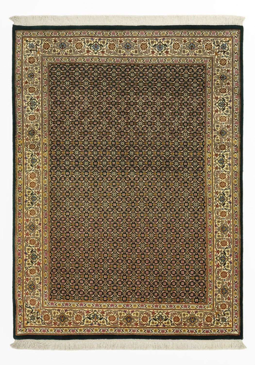 Persisk tæppe - Tabriz - Royal - 144 x 106 cm - olivengrøn