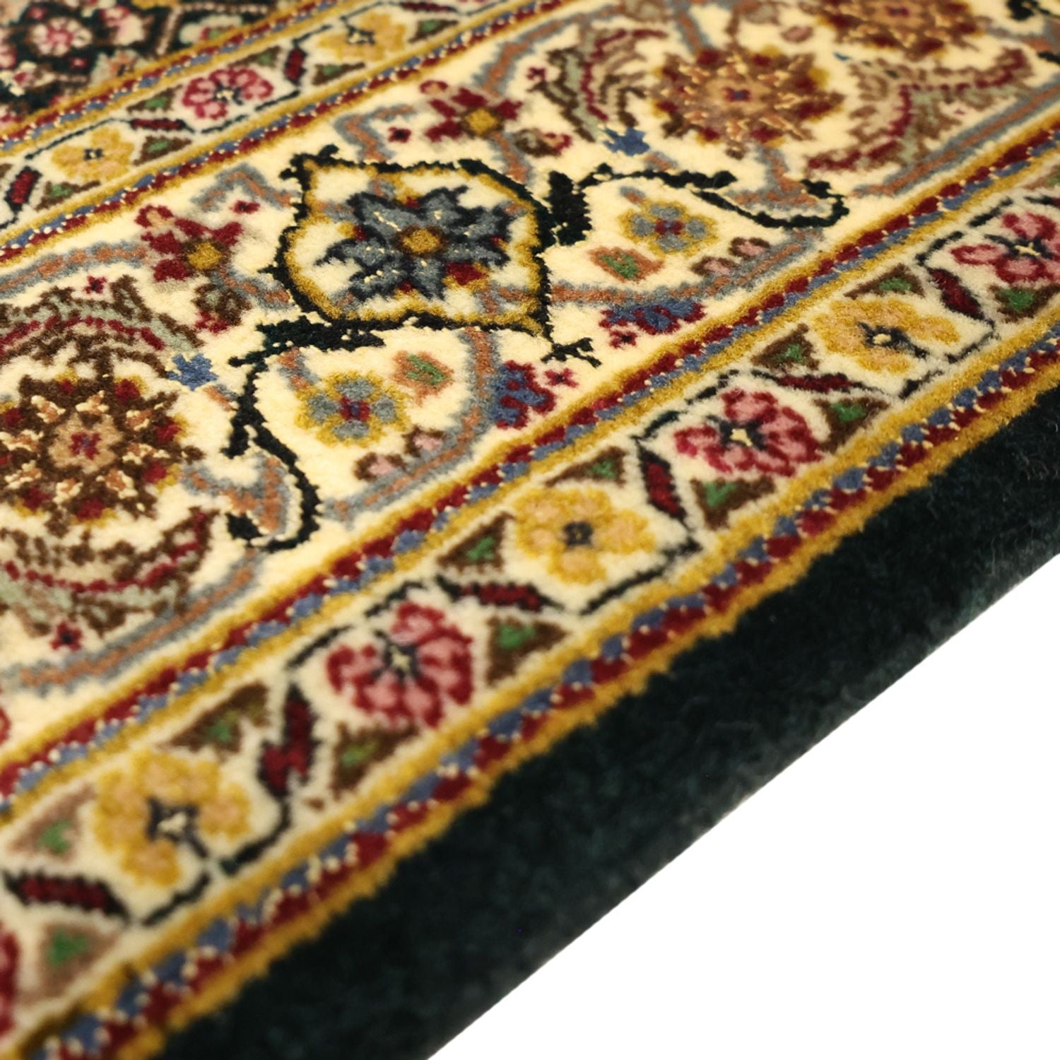 Persisk tæppe - Tabriz - Royal - 144 x 106 cm - olivengrøn