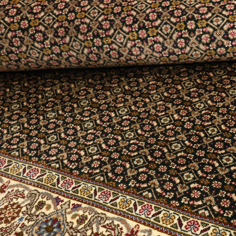 Persisk tæppe - Tabriz - Royal - 144 x 106 cm - olivengrøn