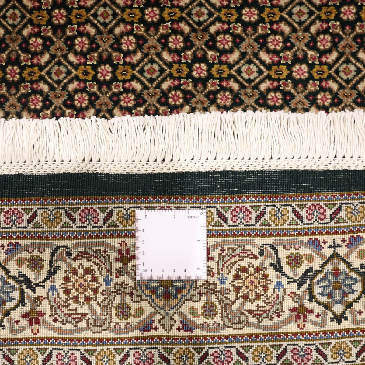 Persisk tæppe - Tabriz - Royal - 144 x 106 cm - olivengrøn