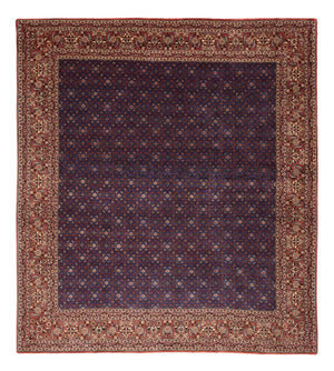 Persisk tæppe - Bijar - Royal - 286 x 255 cm - mørkeblå