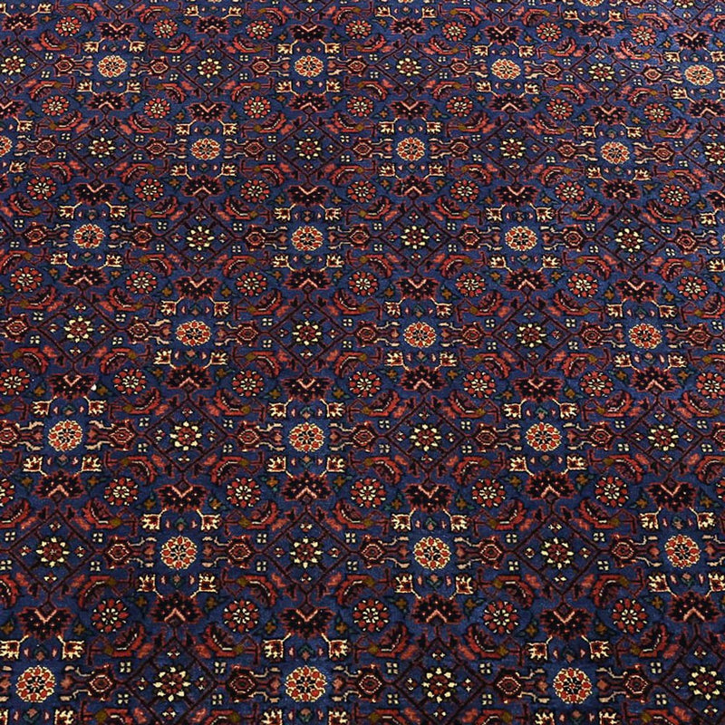 Persisk tæppe - Bijar - Royal - 286 x 255 cm - mørkeblå