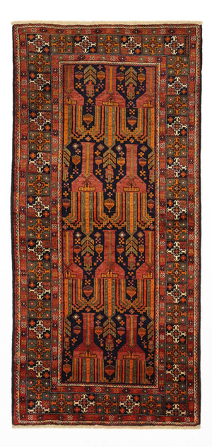 Løber Baluch-tæppe - 237 x 113 cm - terrakotta