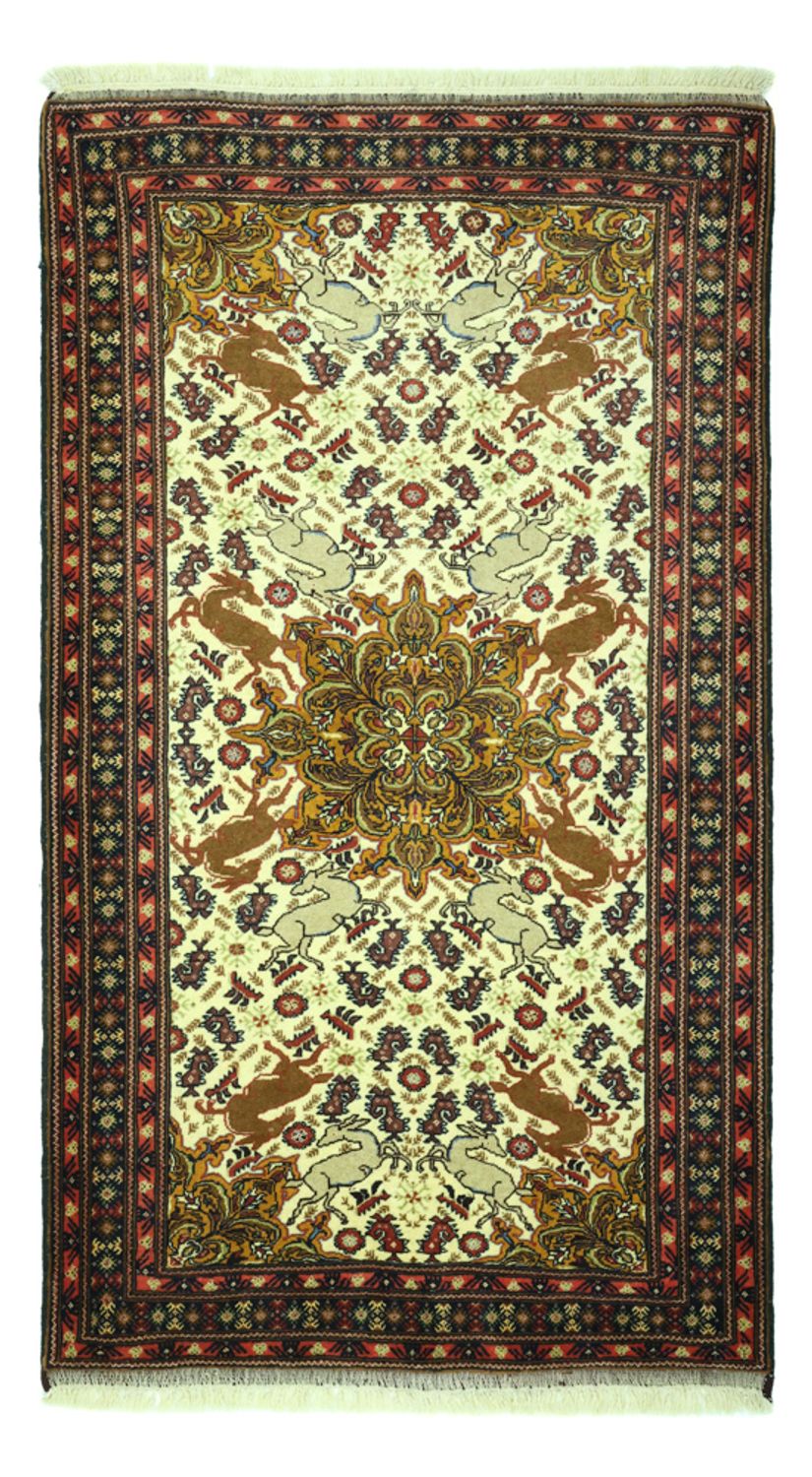 Baluch-tæppe - 192 x 112 cm - lysegrøn
