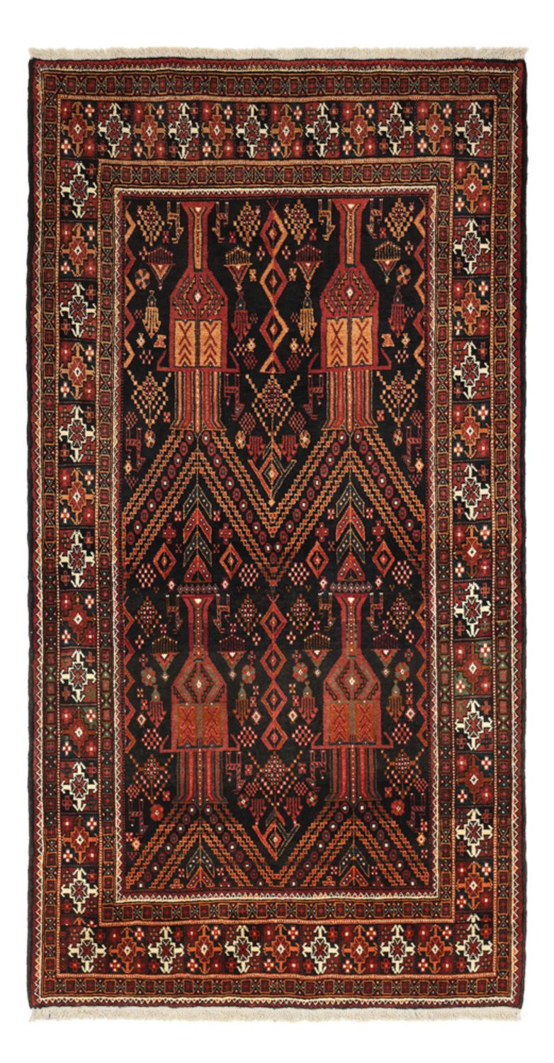 Baluch-tæppe - 219 x 119 cm - mørkerød