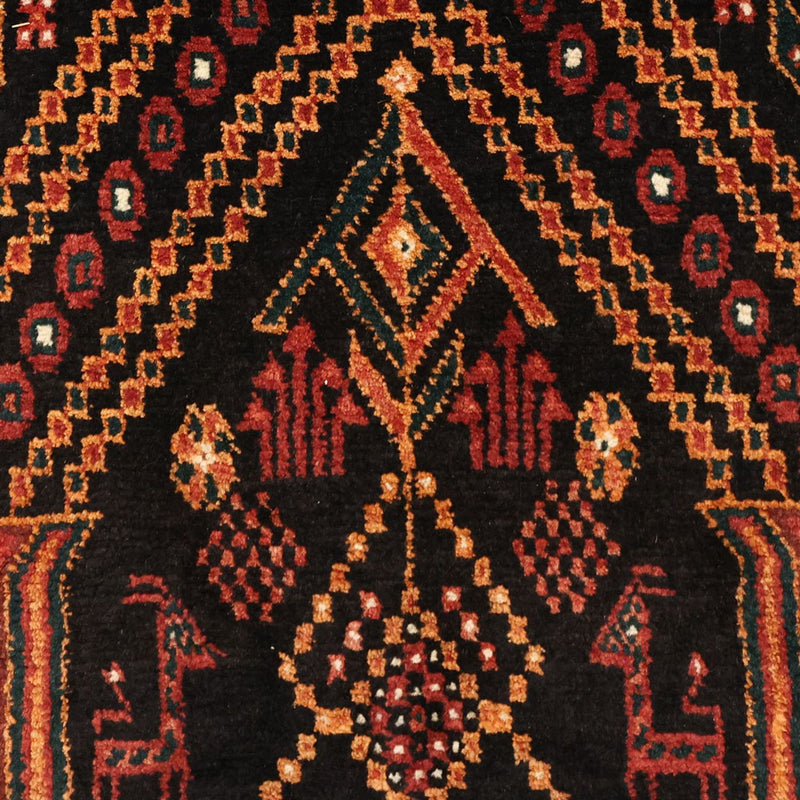 Baluch-tæppe - 219 x 119 cm - mørkerød