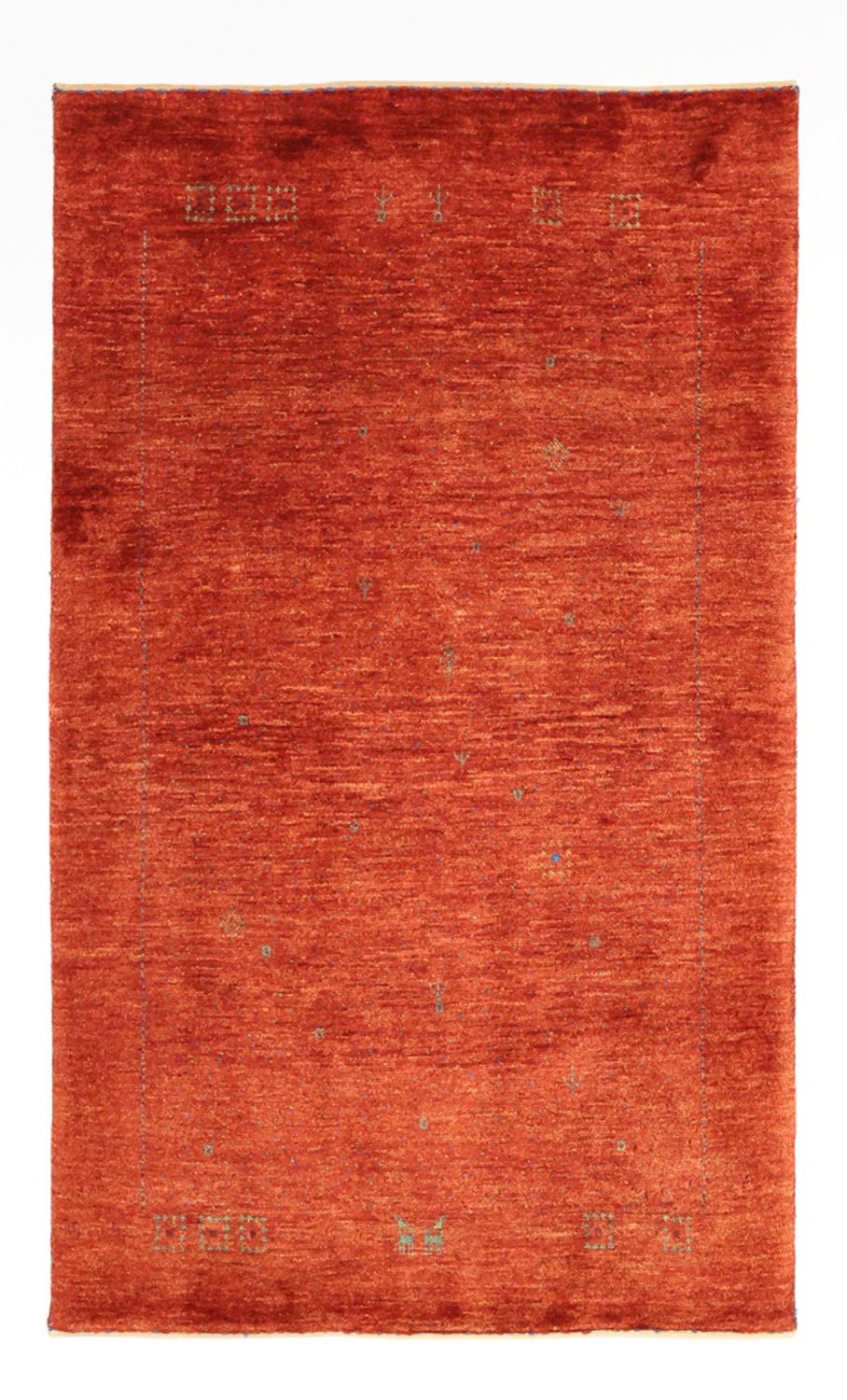 Gabbeh-tæppe - Kashkuli Persisk - 127 x 78 cm - orange